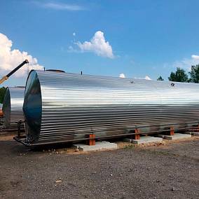 Купить резервуар горизонтальный стальной РГС-200 м3 в Екатеринбурге