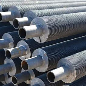 Купить биметаллическую оребренную трубы сталь 20 73x7 мм в Екатеринбурге